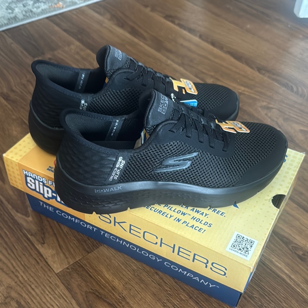 Skechers Black Athletic Shoes